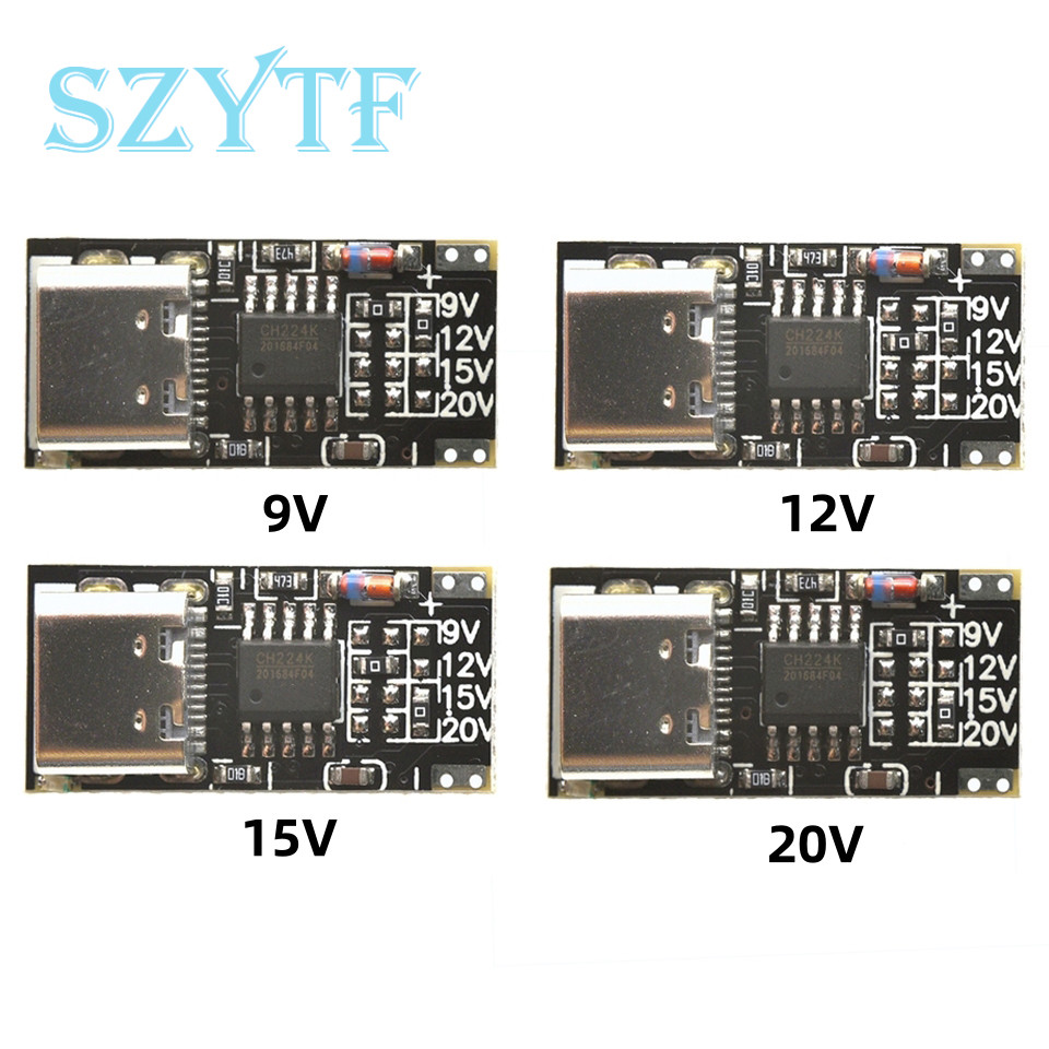 PD QC Decoder Board Fast Charging USB Boost Cable Type-C Power-off Router Optical Modem Adapter Moth product image